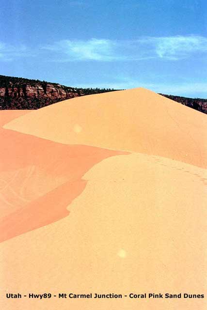 coral pink sand dunes - mount carmel junction